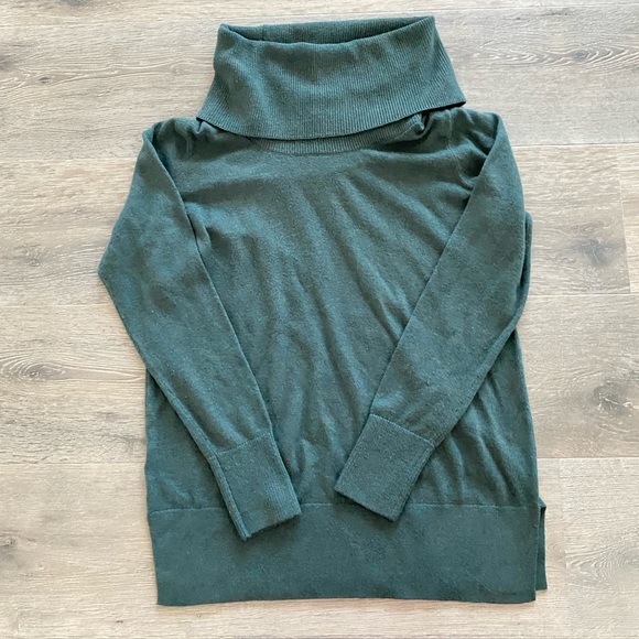 LOFT Sweaters - Loft Green Cowl Turtle Neck Pullover Cozy Knit Sweater